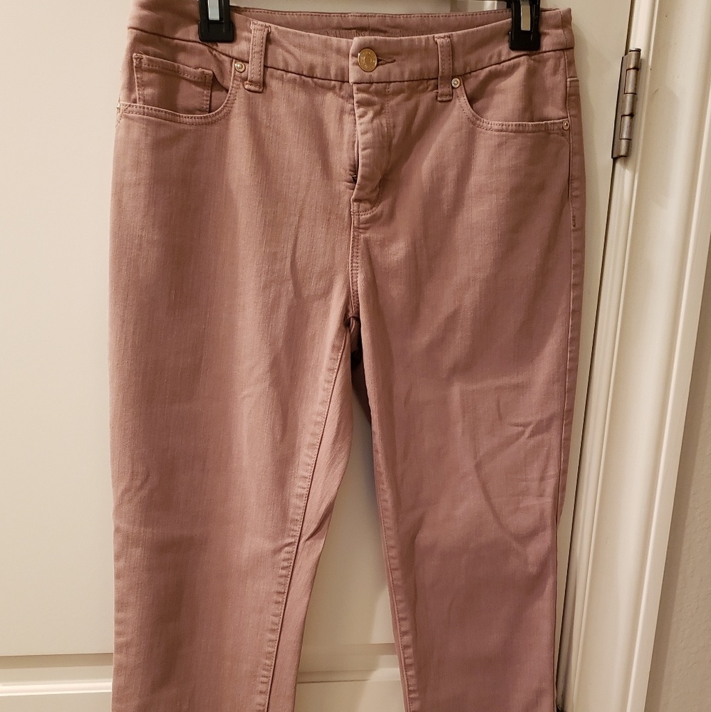 Chico's Girlfriend ankle jeans.